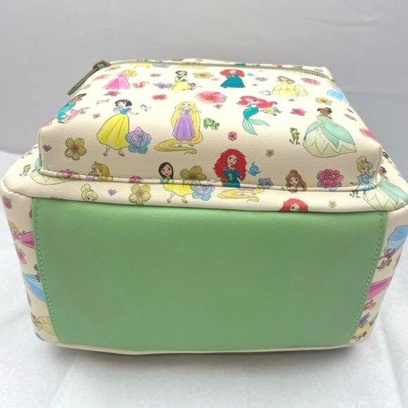 Loungefly Disney Chibi Princess Floral Mini Backpack & Cardholder (#999136) - Picture 8 of 8